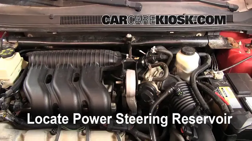 2005 Ford Five Hundred SEL 3.0L V6 Power Steering Fluid Add Fluid
